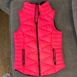 Women's Pink Quilted Vest